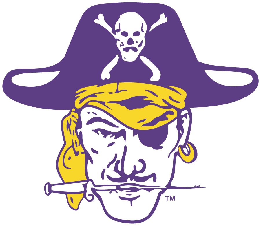 East Carolina Pirates 1971-1980 Primary Logo diy DTF decal sticker